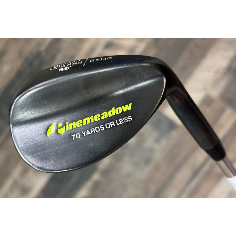 Pinemeadow Second Wedge Sand SW 56* 70 Yards Or Less Steel Shaft RH Excellent!
